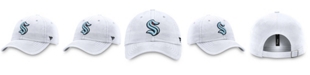 Fanatics Men's White Seattle Kraken Primary Logo Adjustable Hat